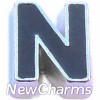 Fancy CZ Letter A Floating Locket Charm