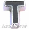 Fancy CZ Letter A Floating Locket Charm