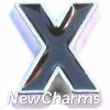 Fancy CZ Letter A Floating Locket Charm