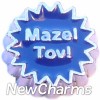 H7763 Mazel Tov Floating Locket Charm