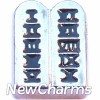 H7766 Ten Commandments Floating Locket Charm