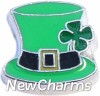 H7789 Leprechaun Hat Floating Locket Charm