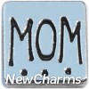 H7796 Mom Big Square Floating Locket Charm