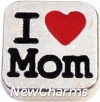 H7810 I Love Mom Square Floating Locket Charm