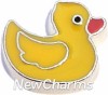 H7832 Rubber Ducky Floating Locket Charm