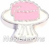 H7883 Cake On Tray Floating Locket Charm