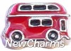 H7911 Double Decker Bus Floating Locket Charm