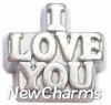 H7941 Stacked I Love You Floating Locket Charm