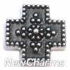 H7955 Folk Art Cross Floating Locket Charm