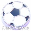 H8005 Big Soccer Ball Floating Locket Charm (clearance)