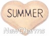 H8121 Summer Gold Heart Floating Locket Charm