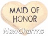 H8170 Maid Of Honor Gold Heart Floating Locket Charm