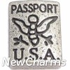 H8268 Passport Floating Locket Charm