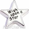 H8297 Wish Upon A Star White Star Floating Locket Charm