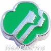 H8317 Girl Scout Logo Floating Locket Charm