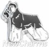 H8331 Schnauzer Floating Locket Charm