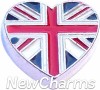 H8341 Union Jack Flag Floating Locket Charm