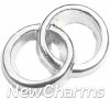 H8346 Silver Wedding Rings Floating Locket Charm