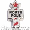 H8354 North Pole Floating Locket Charm