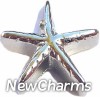 H9027silver Silver Starfish Sea Star Floating Locket Charm