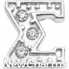 Theta Floating Locket Charm