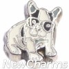 H9720 Boston Terrier Puppy Floating Locket Charm