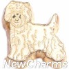 H9723 Westie Floating Locket Charm