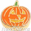 H9737 Jack-O-Lantern Pumpkin Floating Locket Charm