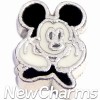 H9742 Mickey Face in Hands Floating Locket Charm