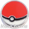 H9845 Pokemon Poke Ball Floating Locket Charm