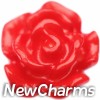 H9854 Little Red Rose Floating Locket Charm