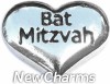 H9859 Bat Mitzvah Floating Locket Charm