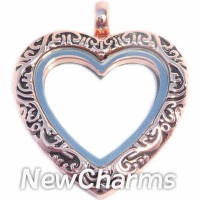 VR62 Alloy Rose Gold Vintage Heart Locket