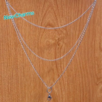 Toggle Chain Floating Locket Stainless Steel