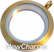 TS20  Twist Stainless Steel Silver Medium Round Loose Floating Locket