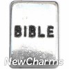 X1008 Silver Bible Floating Locket Charm (clearance)