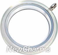 YC10 Clear Acrylic Big Round Locket