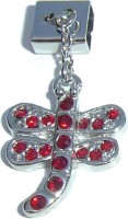 5mm107 Red Dragonfly Sliding 5mm Italian Charm