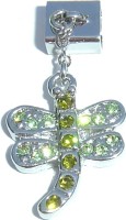 5mm108 Green Dragonfly Sliding 5mm Italian Charm