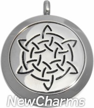 SS10  Stainless Steel Silver Big Round Floating Locket