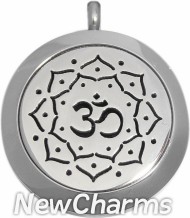 SS10  Stainless Steel Silver Big Round Floating Locket
