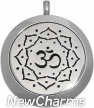 SS10 Stainless Steel Silver Big Round Floating Locket