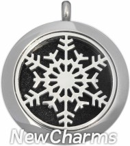 SS10  Stainless Steel Silver Big Round Floating Locket