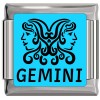 Aries Zodiac Italian Charm on Gold