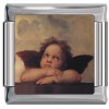 A10327 Cherub Resting Italian Charm