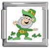 A10353 Leprechaun Italian Charm 