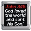 John 3 16 Italian Charm