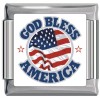 A10404 God Bless America Italian Charm