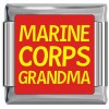 A10412 Marine Corps Grandma Italian Charm
