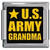 A10417 US Army Grandma Italian Charm